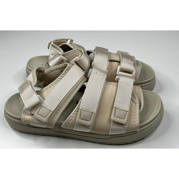 NEW Asos Factor Strappy Sandals Size 9 Women’s Cream - Picture 3 of 6